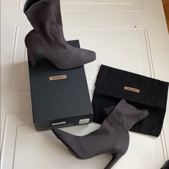 NWT Yeezy Season 6 Mid-Calf Sock Bootie 39.5 - Picture 5 of 9
